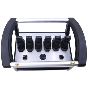 Bán hot 6 đòn bẩy thủy lực <span class=keywords><strong>Joystick</strong></span> tỷ lệ thuận hướng điều khiển van xe tải cẩu công nghiệp đài phát thanh điều khiển từ xa - Product Image 4