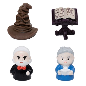 Miniature de <span class=keywords><strong>figurine</strong></span> de maison de poupée en résine, micro-paysage de Poudlard, boule de cristal, accessoires décoratifs artistiques à suspendre, peints à la main, DIY - Product Image 5