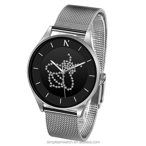 BOMAXE último reloj de pulsera de acero inoxidable de lujo para hombre, correa de malla, caja gruesa de 5mm, movimiento de cuarzo Solar, moda informal <span class=keywords><strong>Reoj</strong></span> - Product Image 3