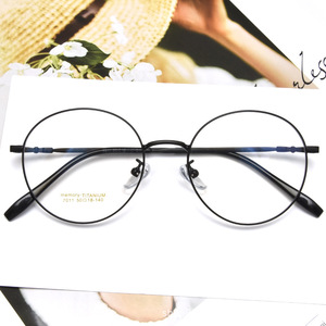 2022 металлические очки рамка Оптические очки для близорукости дальнозоркости круглый IP внесосудистого металла 7 видов цветов оправы для очков - Product Image 6