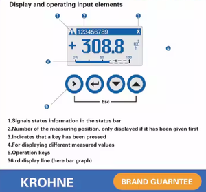Krohne Optiflux1100 2100 4100 5100 6100 Flowmeter Optiflux1100 Water OEM Stainless Steel Corrosion Resistance - Product Image 2