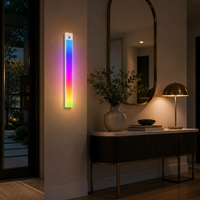 Lumière sous-armoire à détecteur de mouvement RGB, lampe LED rechargeable pour placard, cuisine, chambre, armoire
