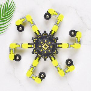 2024 Jouets Fidget Spinner Chaîne Déformables, Jouets Anti-stress à Manivelle pour Enfants, Jouets de Décompression pour Adultes, Gyroscope Sensoriel pour l'Autisme, Cadeau - Product Image 6