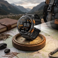 Reloj Inteligente Android con GPS K67, Brújula, Altímetro, Barómetro, Respuesta a Llamadas, Esferas Personalizadas, Pantalla Táctil AMOLED, Batería de 5-10 Días