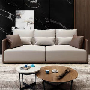 مصنع الساخن بيع مجموعة أريكة الأثاث أحدث عالية الجودة الأريكة أريكة لغرفة المعيشة الكلاسيكية كنبة جلدية قطع - Product Image 2