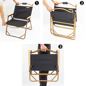 Chaise de camping ultralégère, chaise de camping épaisse en Oxford 600D, chaises basses pour les concerts, chaise de <span class=keywords><strong>plage</strong></span> pliable légère et portable - Product Image 3