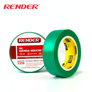 Profesional semua cuaca <span class=keywords><strong>PVC</strong></span> isolasi listrik pita 18 mm X 10 m warna hitam untuk penggunaan Rumah & luar ruangan - Product Image 3