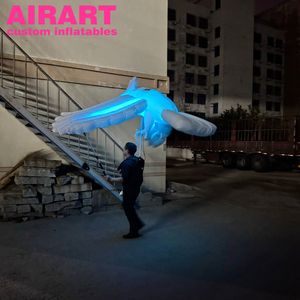 Marioneta <span class=keywords><strong>de</strong></span> Pájaro Inflable con Luces LED para Jardín, Patio, Fiesta Nocturna, Espectáculo - Product Image 4