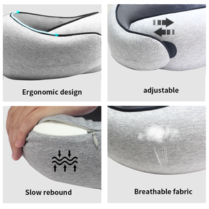 Almohada de viaje de espuma de memoria de nuevo diseño superventas transfronterizo almohada en forma de U de espuma de memoria súper cómoda - Product Image 4