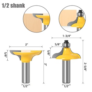 Fraises à rainurer pour portes à tenons longs, 2 pièces, tige de 1/2 pouce, fraises à bois, fraises à tenons pour le travail du bois - Product Image 3