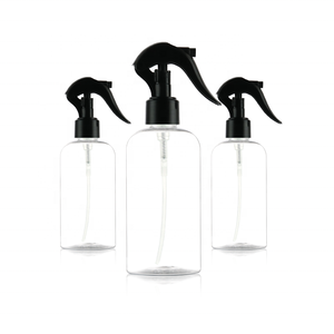 24/410 250ml Mini Empty Black Trigger Spray Bottle