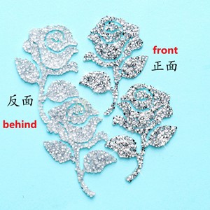 ZHONGLI Strass en résine à coller à chaud, effet diamant rose, pour vêtements, chaussures et chapeaux - Product Image 1
