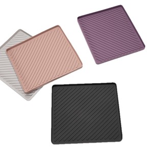 Silicone Drainage Mat L Square Heat Resistant Multi Functional Kitchen Sink Drying Tray - Product Image 5