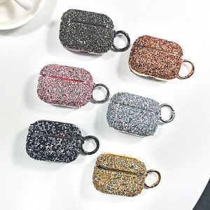 เคส AirPods ทุกรุ่น แบบเคลือบเงาประดับเพชรและคริสตัล ขายส่ง ป้องกันการกระแทก หรูหรา ป้องกันรอยขีดข่วน - Product Image 4
