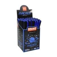 Stylos à bille à encre liquide Macaco Galaxy Starry Sky Series, 0.7mm, pour étudiants, fournitures d'écriture quotidiennes pour le bureau, 50 pièces/boîte
