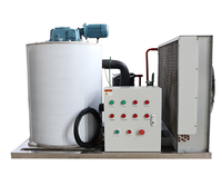 HUGECOOL glaçon industriel de flocon faisant la machine 5 tonnes par 24 heures machine à glaçons commerciale