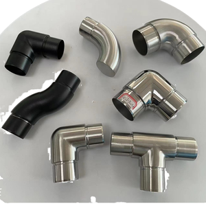 Chất lượng cao cấp thiết kế hiện đại thép không gỉ vòng ống chân đế ống kết nối lan can góc nối phụ kiện đường ống - Product Image 1