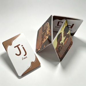 Carte Flash Educative Personalizzate con Alfabeto della <span class=keywords><strong>Cultura</strong></span> Africana per l'Apprendimento Cognitivo dei Bambini, Metodo Montessori - Product Image 2