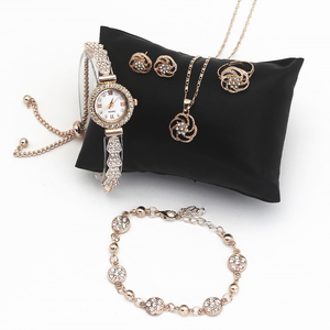 <span class=keywords><strong>Montre</strong></span> de Luxe pour <span class=keywords><strong>Femme</strong></span>, Petit Cadran, <span class=keywords><strong>Montre</strong></span> à <span class=keywords><strong>Quartz</strong></span> Exquise, Ensemble de Bijoux, Boîte Cœur, Style Simple et Décontracté, Achat en Gros - Product Image 3