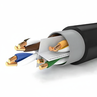Cable Ethernet de Alta Velocidad Cat6a Cat6 Cat5e Cat5 CCA 305M 100M para Exteriores, Cable de Red para Monitoreo