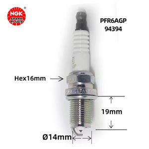 Bujía de Platino NGK PFR6AGP 94394 para WEY VV5, Buick Regal, Excelle GT, Changan CS75, Haval, Chevrolet Aveo, Malibu - Product Image 2