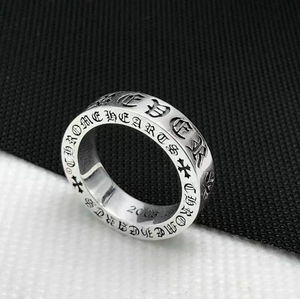 Anillo de Diamantes de Imitación Estilo Punk Retro Vintage, Anillo Gótico de Moda para Hombre y Mujer, Joyería de Moda Cromada - Product Image 4