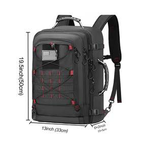 <span class=keywords><strong>Valise</strong></span> à main pour avion avec 3 cubes d'emballage Extra Large 17.3 pouces Sacs à dos pour ordinateur portable Sac à dos de voyage pour homme - Product Image 6