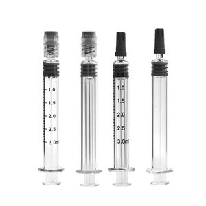 Siringa Pre-riempita in vetro borosilicato alto, 1ml, comoda da trasportare crema per il viso, crema per gli occhi - Product Image 1