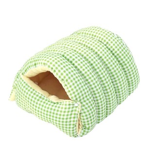 Rahat Klasik Moda Peluş Kaplı Çevre Dostu Taşınabilir Kaymaz Tabanlı Kedi Köpek ve Yavru Yatağı - Product Image 6
