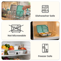 Boîte à lunch bento écologique sans plastique avec couvercle en silicone scellé, anti-fuite, pour adultes et étudiants, récipient de stockage alimentaire en métal 304