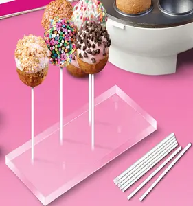 השיש פרספקס אקריליק CakePop Lollipop דוכן פרספקס מכירות סופרמרקט אספקת מתוק תצוגת מדף