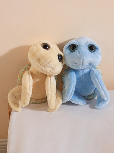 8cm simpatici grandi occhi piccola tartaruga peluche tartaruga portachiavi in morbido cotone bambola bambino Kawaii peluche portachiavi borsa - Product Image 5