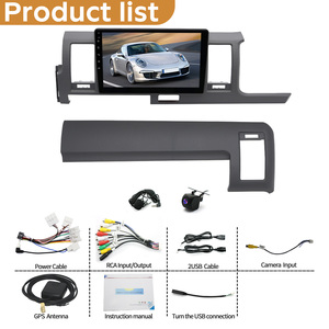 Autoradio Android 14 10 pouces 4+64 Go pour Toyota Hiace 2004-2019 CarPlay GPS DSP WiFi Caméra Multimédia Lecteur DVD Android - Product Image 6