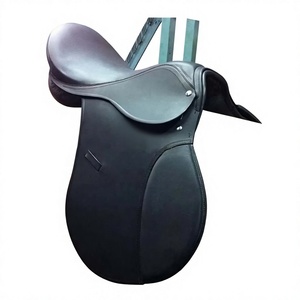 La mejor calidad, sillín inglés, sillín de caballo de cuero puro en color negro y marrón, venta al por mayor - Product Image 1