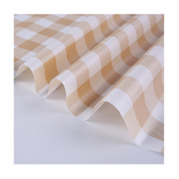 Tissu d'impression imperméable en polyester avec impression en grille écologique