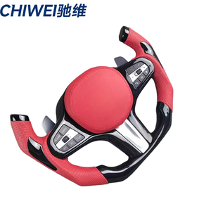 Para M3/M4/M5 G30 G20 G01 G02 G05 G06 G07 X3 X4 X5 X6 cuero deportivo y volante de fibra de carbono (3,<span class=keywords><strong>5</strong></span>/4,0 KG) - Product Image 2