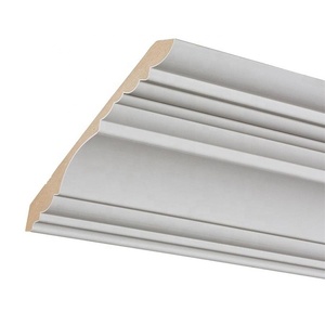 Moldeado competitivo de la fibra de madera que se puede pintar moldeado de la Corona imprimado blanco del <span class=keywords><strong>MDF</strong></span> para el techo - Product Image 3