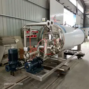 Automatic Stainless Steel High Pressure High Temperature Cook Autoclave Machine For Seafood