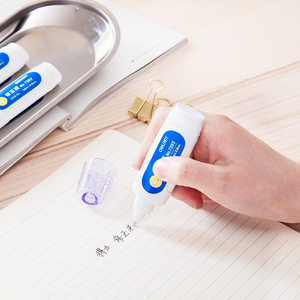 Fluide correcteur Deli 12ml, pointe de 0,8 mm, pour étudiants, fournitures de bureau - Product Image 3