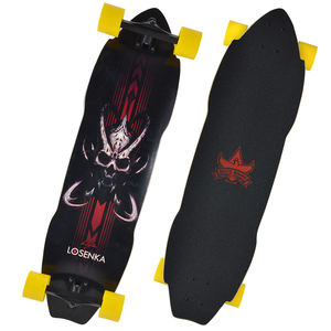 <span class=keywords><strong>Skateboard</strong></span> Longboard <span class=keywords><strong>complet</strong></span> en bois d'érable de 37 pouces, planche à roulettes longue pour la danse, bon marché - Product Image 2