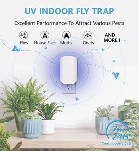 <span class=keywords><strong>Meilleur</strong></span> piège à insectes volants d'intérieur tueur d'insectes légers pour les mouches à fruits moucherons mites pour la zone des plantes domestiques - Product Image 5