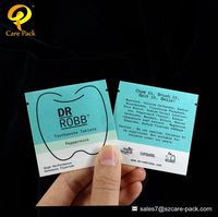 Sachets d'emballage en plastique biodégradables, 100% éco-responsable de maïs, lot de 50, pour crème pour le visage, pochette pour échantillon cosmétique
