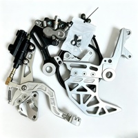 Kit de frein arrière hydraulique en aluminium CNC avec support de double disque pour Surron Ultra Bee Extreme Bee E-Bike Motard Parts