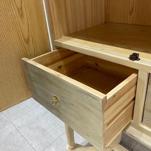 Muebles Nórdicos Modernos para Sala de Estar, Diseño de Armario de Dos Puertas, Armario de Almacenamiento de Madera - Product Image 6