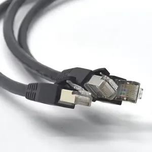 M12 8 Pin Ethernet Connector to <b>RJ45</b> CAT5 <b>Cable</b> IP67 Waterproof Industrial Network Connector - Product Image 3
