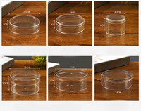 Vente en gros de mini boîtes en plastique transparent recyclé Yinliang pour aliments, bonbons, cadeaux, gâteaux, en-cas, modèle TDH-Z-3
