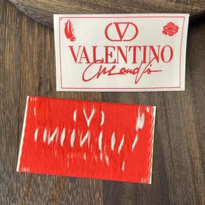 Tùy chỉnh Polyester Vải nhãn sắt-on in logo máy End satin vải quần áo dệt thiết kế logo may mặc trực tiếp - Product Image 2