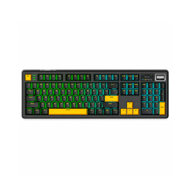 LX106 Ultra Mechanical PBT Keyboard Wireless for Tri-Mode RGB Custom Hot-Swappable Switches Full Size New Gaming Combo Keyboard