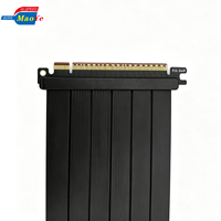 Câble d'extension PCIe 5.0 ultra-rapide, prend en charge les cartes graphiques à haut débit, faible interférence, idéal pour les joueurs et les passionnés de PC