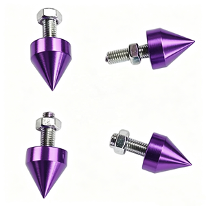 Tornillos <span class=keywords><strong>de</strong></span> aluminio JDM M6 estilo carreras para marco <span class=keywords><strong>de</strong></span> matrícula - Pernos <span class=keywords><strong>de</strong></span> cabeza puntiaguda <span class=keywords><strong>de</strong></span> colores para modificación <span class=keywords><strong>de</strong></span> coches y refuerzo <span class=keywords><strong>de</strong></span> parachoques - Product Image 3
